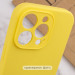Чехол Silicone Case Full Camera Protective (AA) NO LOGO для Apple iPhone 16 (6.1") (Желтый / Yellow) в магазине vchehle.ua