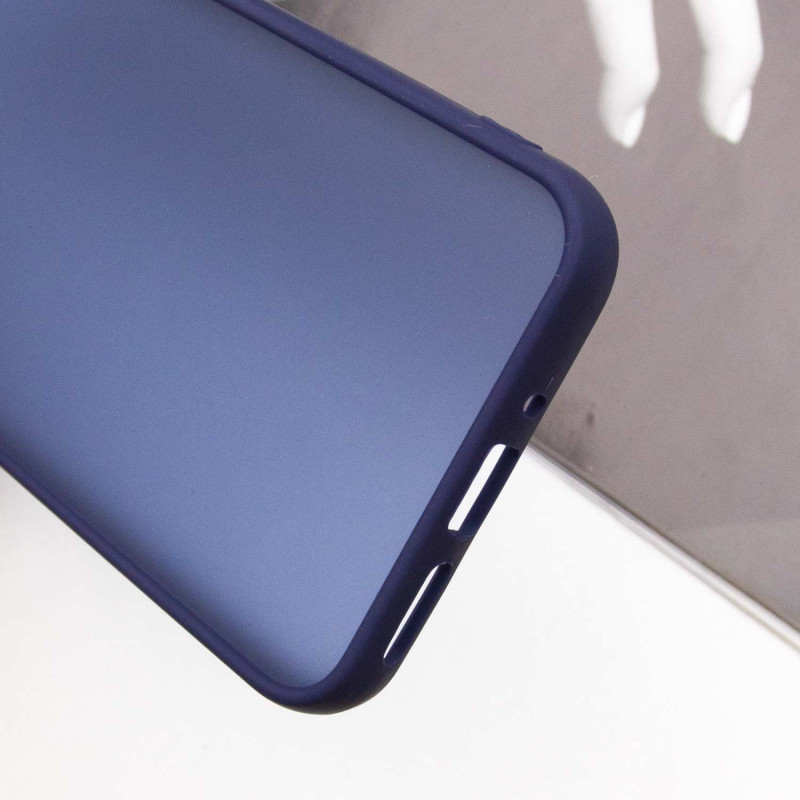 Заказать Чехол TPU+PC Lyon Frosted для Samsung Galaxy S24+ (Navy Blue) на vchehle.ua