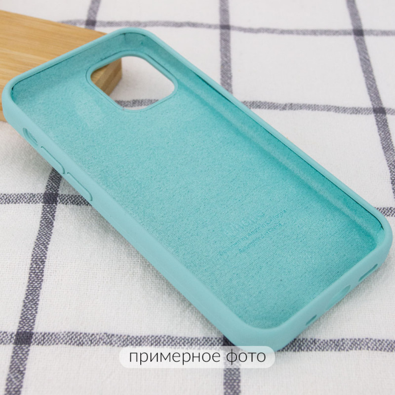 Фото Чохол Silicone Case Full Protective (AA) на Apple iPhone 16 Pro (6.3") (Бірюзовий / Marine Green) в маназині vchehle.ua