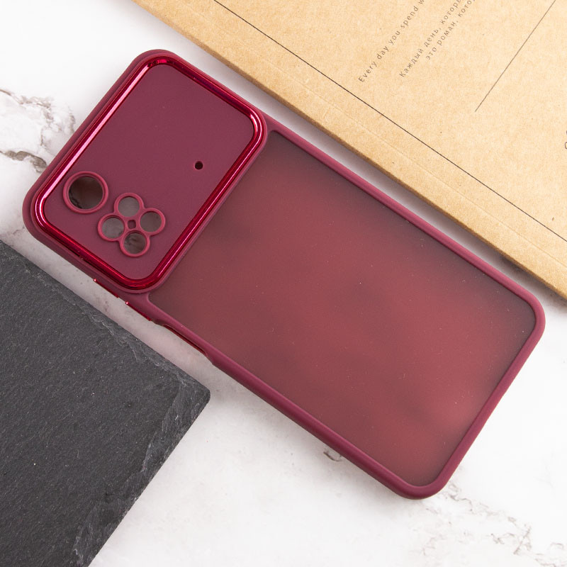 TPU+PC чохол Accent на Xiaomi Poco M4 Pro 4G (Magenta) в магазині vchehle.ua