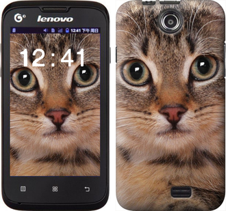 

Чохол Смугастий котик на Lenovo A300 175603