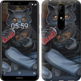 

Чохол gamer cat на Nokia 5.1 Plus 878386