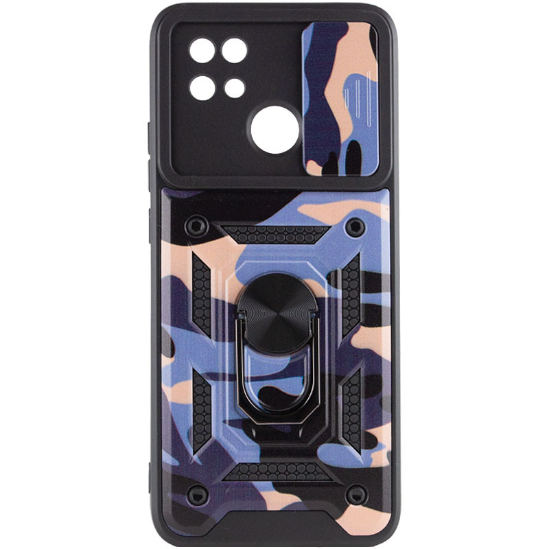 Фото Ударостійкий чохол Camshield Serge Ring Camo на Xiaomi Redmi 9C / 10A (Фіолетовий / Army Purple) на vchehle.ua