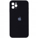 Чохол Silicone Case Square Full Camera Protective (AA) на Apple iPhone 11 Pro (5.8") (Чорний / Black)