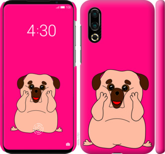 

Чехол Весёлый мопс для Meizu 16S 928462