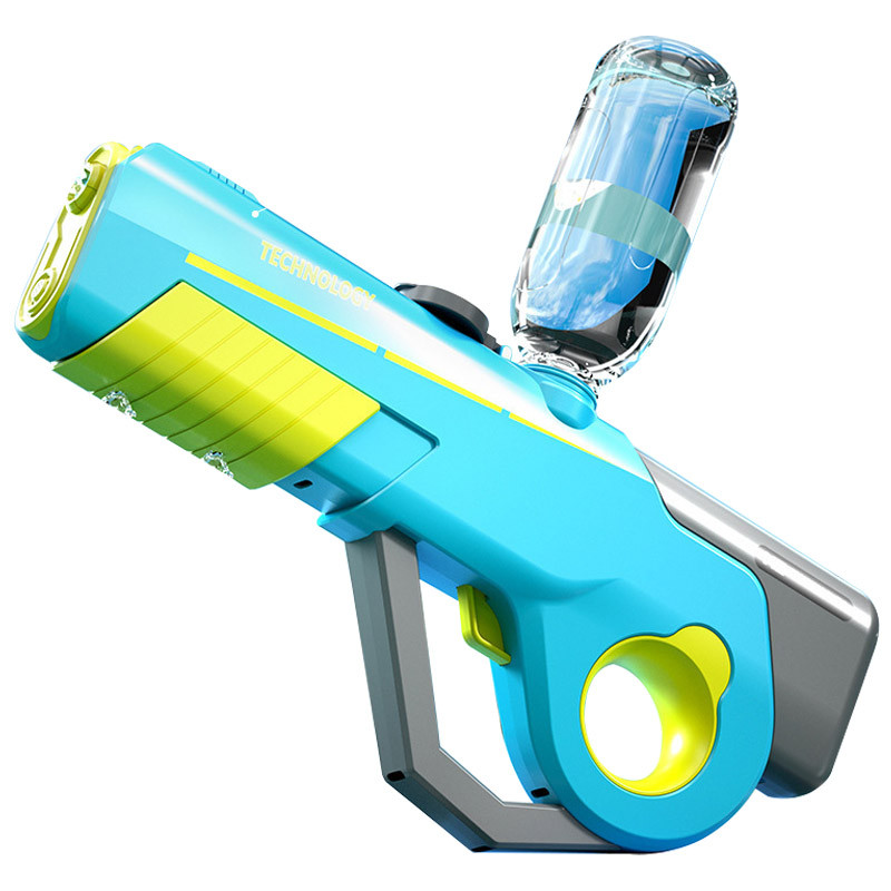 Водный аккумуляторный автомат Water Gun 8002C (600ml) with lithium battery (Blue / Yellow)