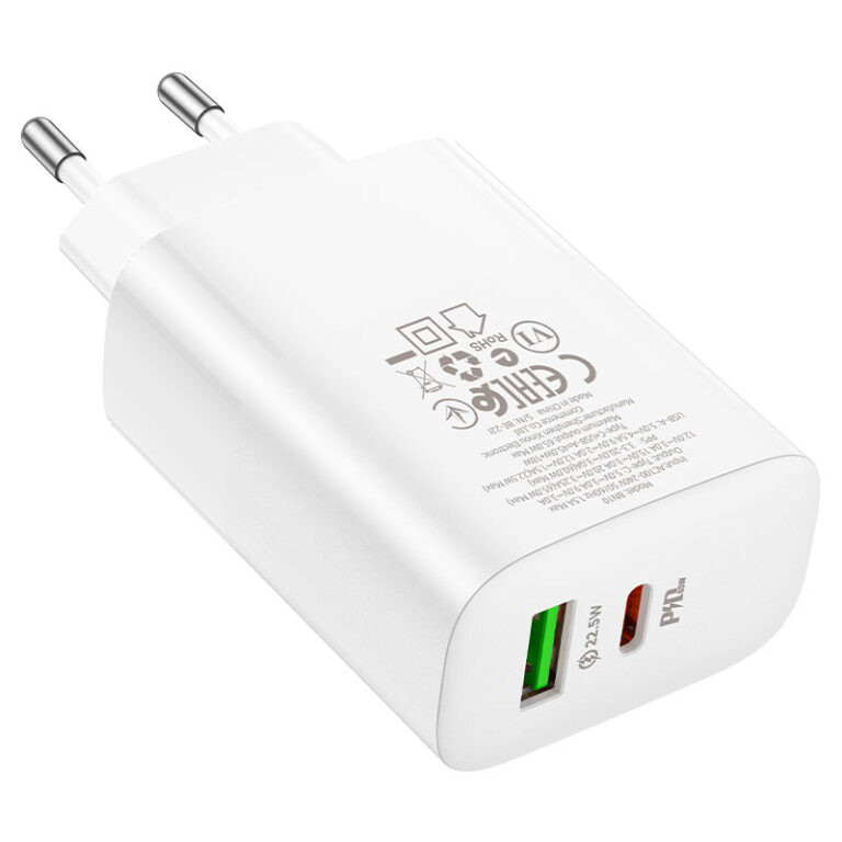 Заказать СЗУ Borofone BN10 Sunlight PD65W (1USB-A/1C) (White) на vchehle.ua
