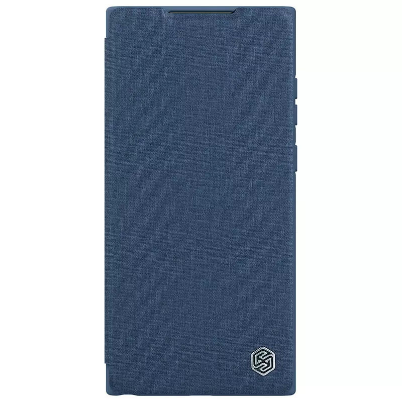Кожаный чехол-книжка Nillkin Qin Pro Cloth Camshield для Samsung Galaxy S23 Ultra