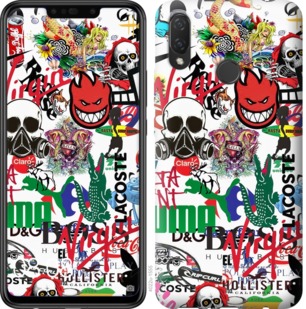 

Чохол Many different logos на Huawei Honor 8A 710348