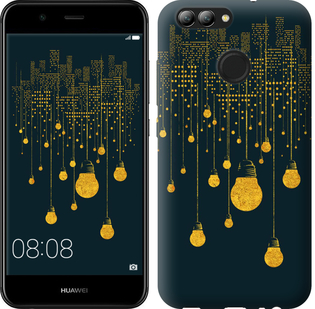 

Чехол Иллюстрация ночного города для Huawei Nova 2 592431