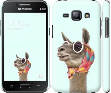 

Чехол Модная лама для Samsung Galaxy J1 J100H 753040