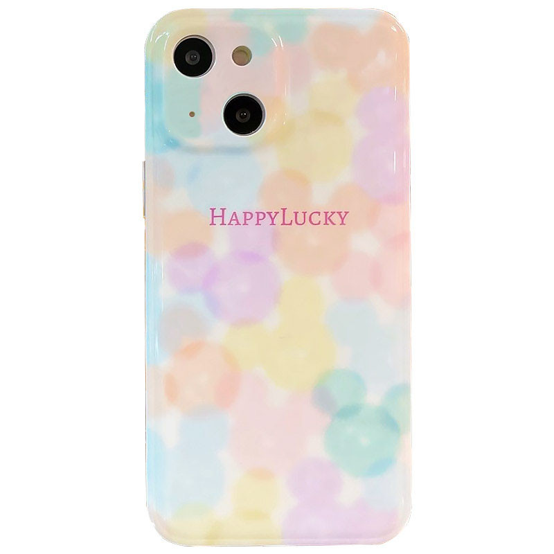 TPU чехол HappyLucky для Apple iPhone 13 (6.1") (Pink)