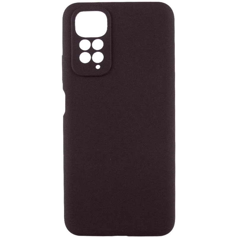 Чохол Silicone Cover Lakshmi Full Camera (AA) на Xiaomi Redmi Note 11 (Global) / Note 11S (Шоколадний / Chocolate)