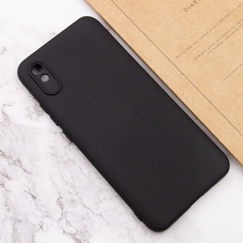 Чехол Silicone Cover Lakshmi Full Camera (A) для Xiaomi Redmi 9A (Черный / Black) в магазине vchehle.ua