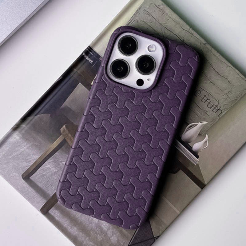 Чехол TPU Weaving для Apple iPhone 14 Pro Max (6.7") (Purple) в магазине vchehle.ua