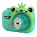 Фотокамера-генератор мильних бульбашок 9996 Children's camera (Frog / Green)