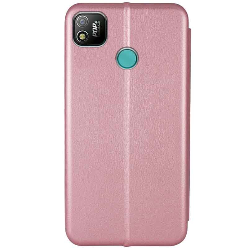 Фото Кожаный чехол (книжка) Classy для TECNO POP 4 (Rose Gold) на vchehle.ua