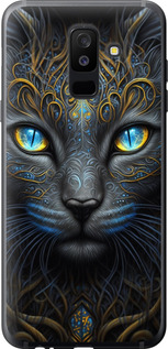 Чехол Кошка для Samsung Galaxy A6 Plus 2018