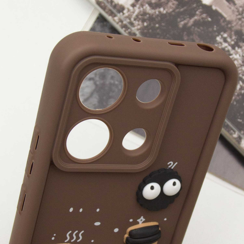 Купить Чехол TPU Toys Case для Xiaomi Redmi Note 13 Pro 4G / Poco M6 Pro 4G (Brown / Always Happy) на vchehle.ua