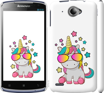 

Чехол Единорог в очках для Lenovo S920 911673