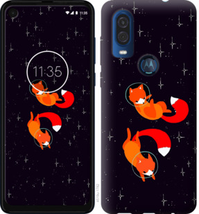

Чохол Лисички в космосі на Motorola One Vision 870499