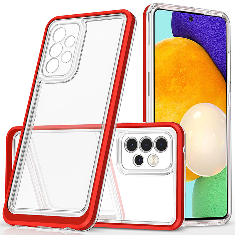 

TPU+PC чехол Clear 360 для Samsung Galaxy A52s (Красный) 1213728
