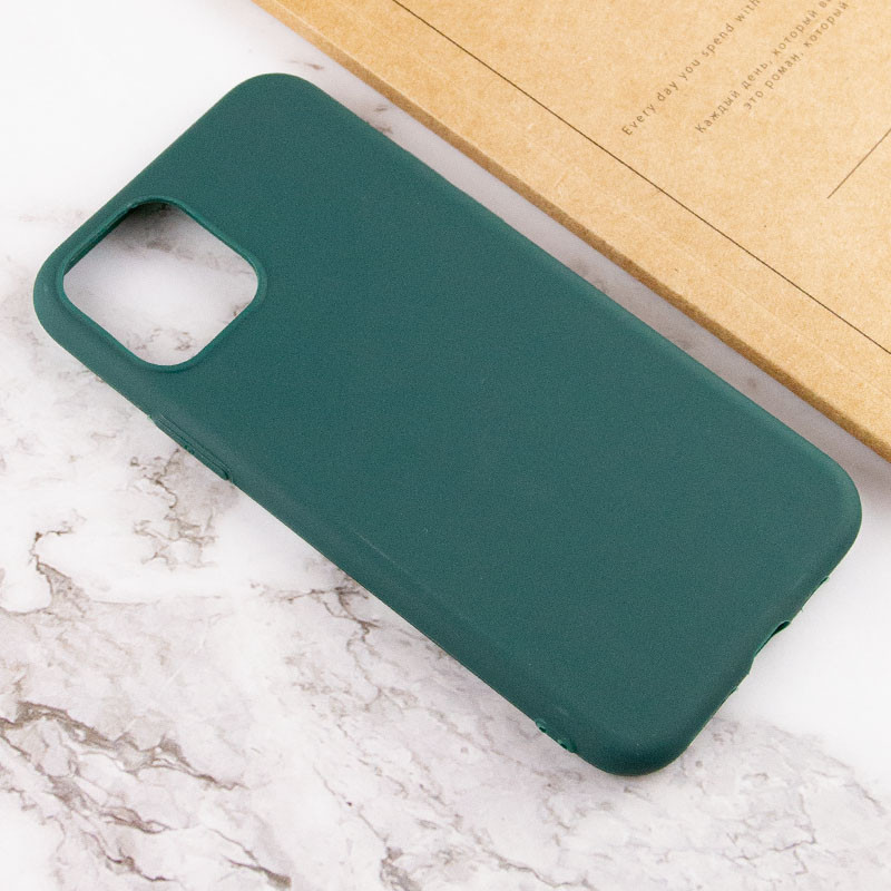 Силіконовий чохол Candy на Apple iPhone 14 Pro (6.1") (Зелений / Forest green) в магазині vchehle.ua