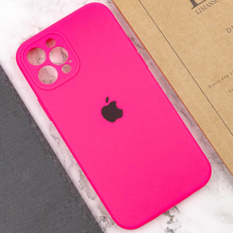 Чехол Silicone Case Full Camera Protective (AA) для Apple iPhone 11 Pro (5.8") (Розовый / Barbie pink) в магазине vchehle.ua