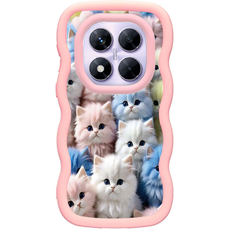 Чохол TPU Cloudy Pictures на Xiaomi Redmi Note 14 Pro 4G (Kittens)