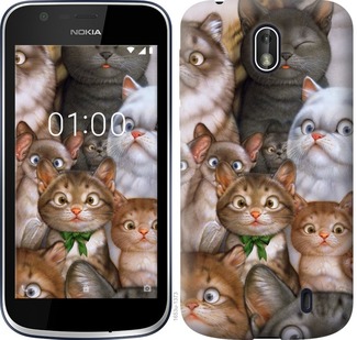 

Чехол коты для Nokia 1 757793