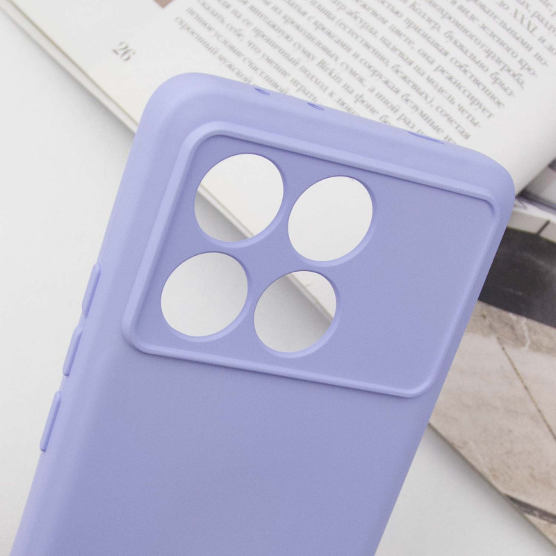 Купить Чехол Silicone Cover Lakshmi Full Camera (A) для Xiaomi Poco X6 / Note 13 Pro 5G (Сиреневый / Dasheen) на vchehle.ua