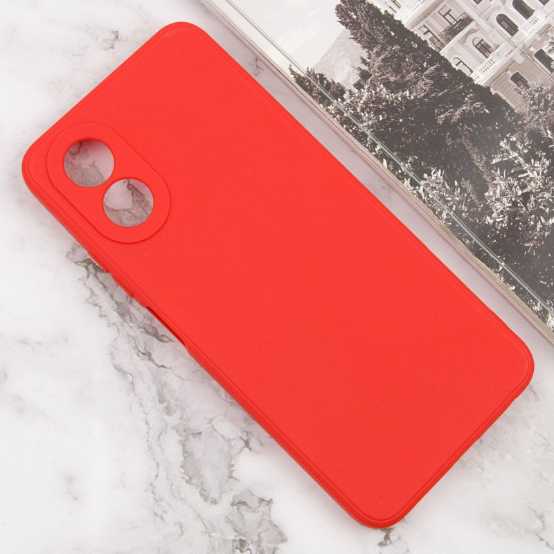 Фото Силіконовий чохол Candy Full Camera на Oppo A58 4G (Червоний / Red) на vchehle.ua