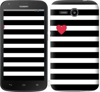 

Чехол Черно-белые полосы для Huawei Ascend Y600 752125