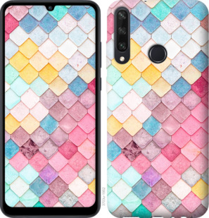 

Чехол Красочная черепица для Huawei Y6p 936215
