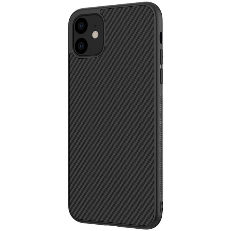 

Карбоновая накладка Nillkin Synthetic Fiber series для Apple iPhone 11 (6.1") (Черный) 766235
