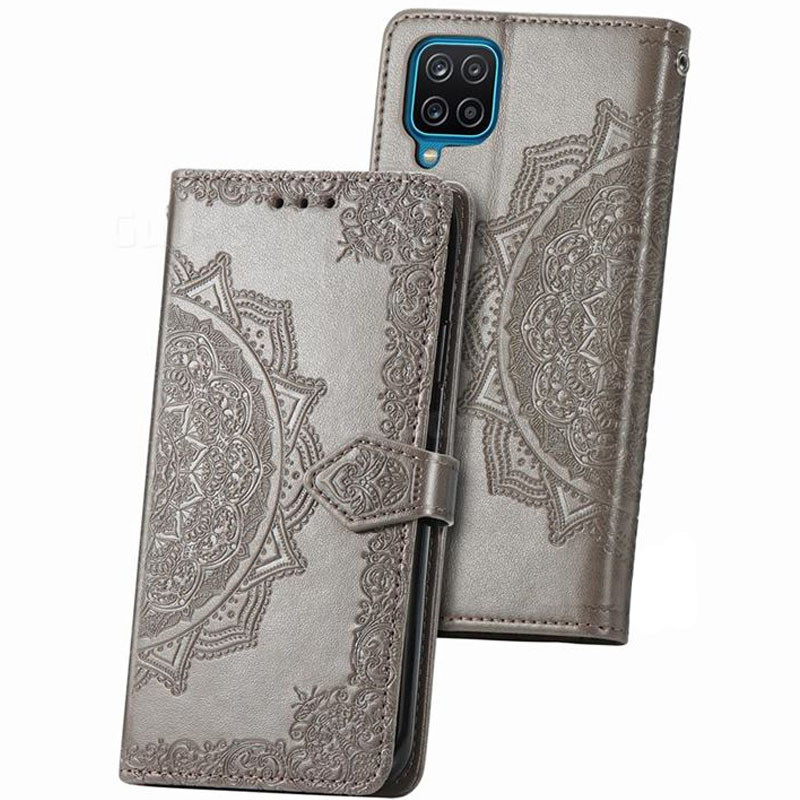 Фото Кожаный чехол-книжка Art Case с визитницей для Samsung Galaxy M53 5G (Серый) на vchehle.ua