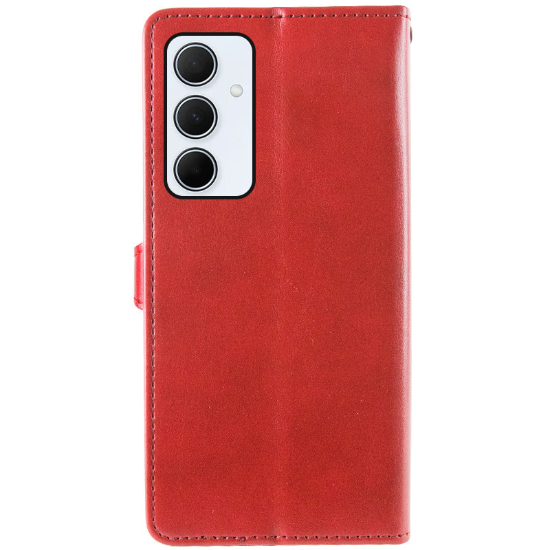 Фото Кожаный чехол книжка GETMAN Gallant (PU) для Samsung Galaxy M15 5G (Красный) на vchehle.ua