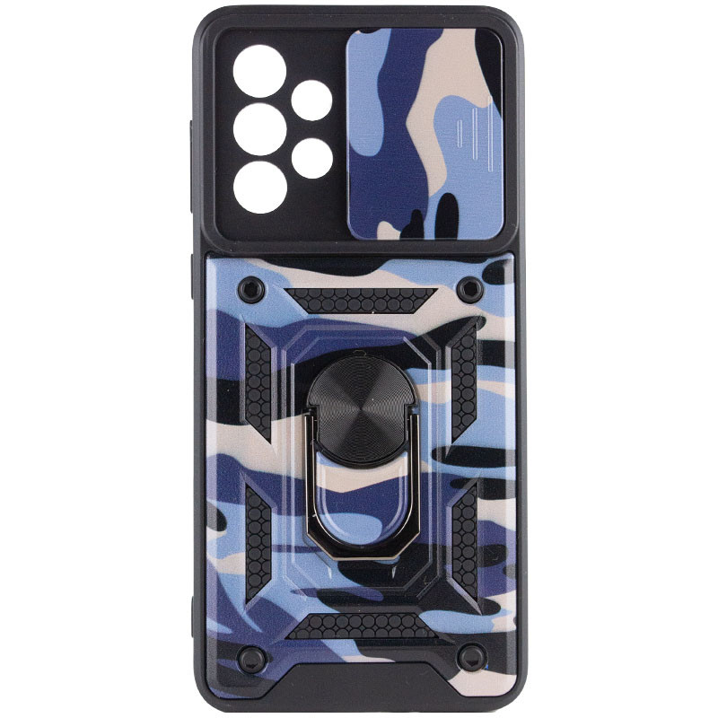 Фото Ударопрочный чехол Camshield Serge Ring Camo для Samsung Galaxy A73 5G (Фиолетовый / Army Purple) на vchehle.ua