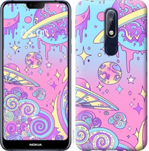 

Чехол Розовая галактика для Nokia 3.2 741068