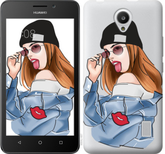 

Чехол Девушка v3 для Huawei Y635 843203