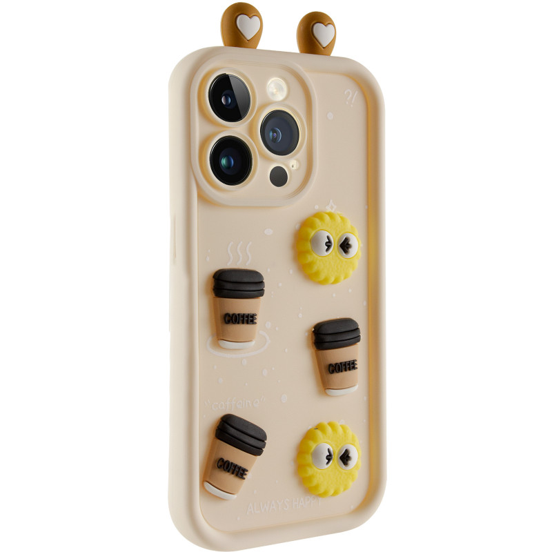 Чехол TPU Toys Case with Ears для Apple iPhone 15 Pro Max (6.7") (Sand)