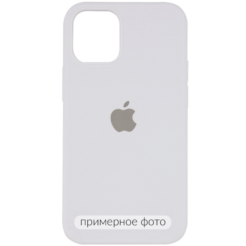 Чохол Silicone Case Full Protective (AA) на Apple iPhone 16 Pro (6.3") (Белый / White)