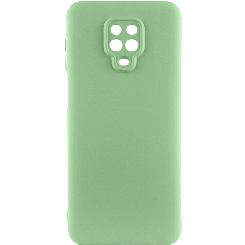 Чехол Silicone Cover Lakshmi Full Camera (AAA) для Xiaomi Redmi Note 9s / Note 9 Pro /Note 9 Pro Max (Мятный / Mint)