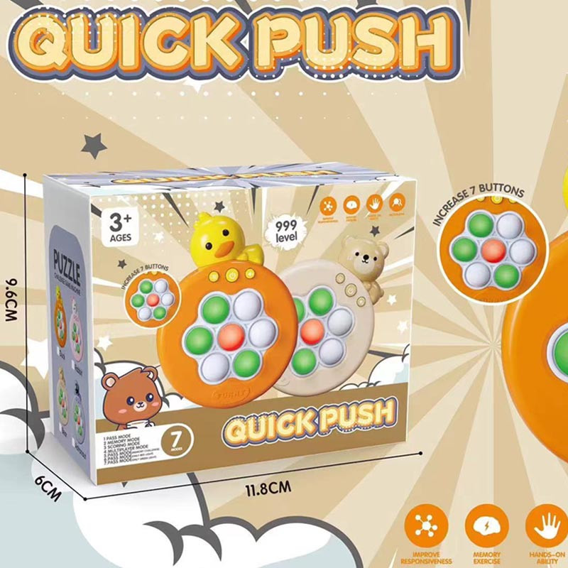 Купити Портативна гра Pop-it Speed Push Game Ver.6 (Bear) на vchehle.ua