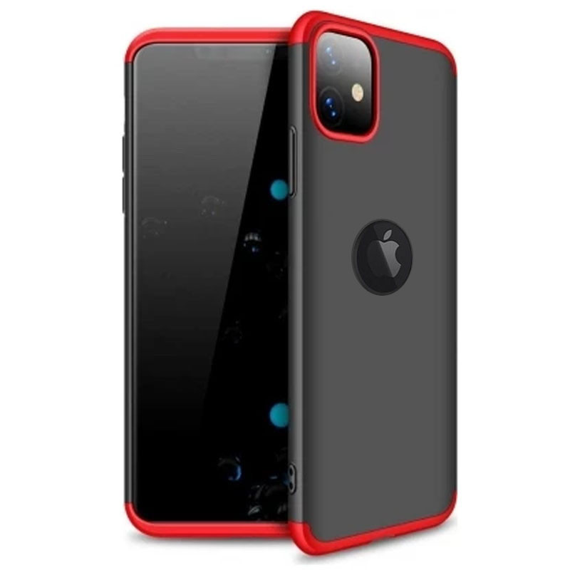 Пластикова накладка GKK LikGus 360 градусів (opp) з лого на Apple iPhone 12 (6.1")