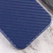 Купить Уценка Кожаный чехол Leather Case Carbon series для Apple iPhone 13 Pro (6.1") (Дефект упаковки / Синий) на vchehle.ua