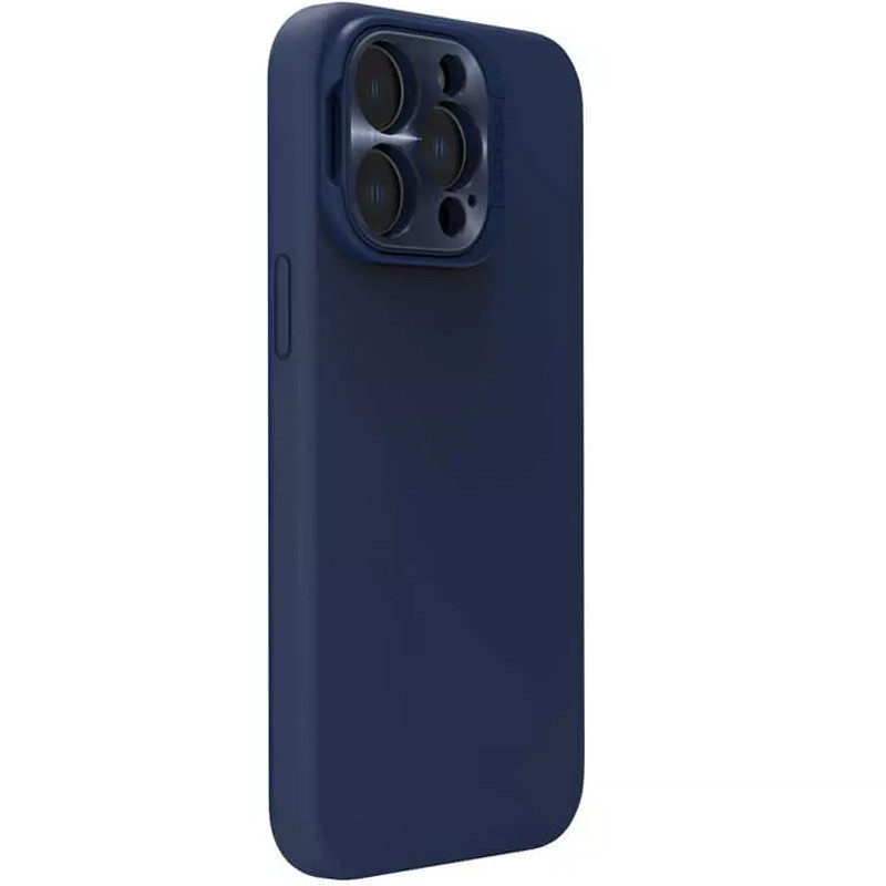 Фото Чехол Silicone Nillkin LensWing Magnetic для Apple iPhone 15 Pro (6.1") (Синий / Blue) на vchehle.ua