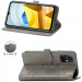 Фото Кожаный чехол-книжка Art Case с визитницей для Xiaomi Poco M5 (Серый) в магазине vchehle.ua