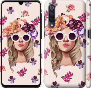 

Чехол Девушка с цветами v2 для Xiaomi Mi CC9e 779348