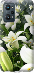 Чехол Белые лилии для Realme GT Neo 2